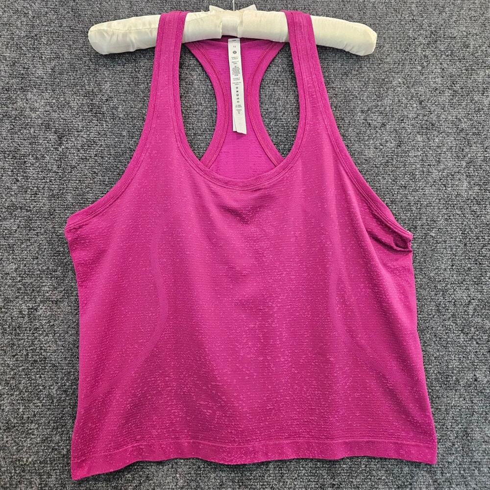 NWT Lululemon Swiftly Tech Racerback 2.0 Race Length Pink Magenta Size 12